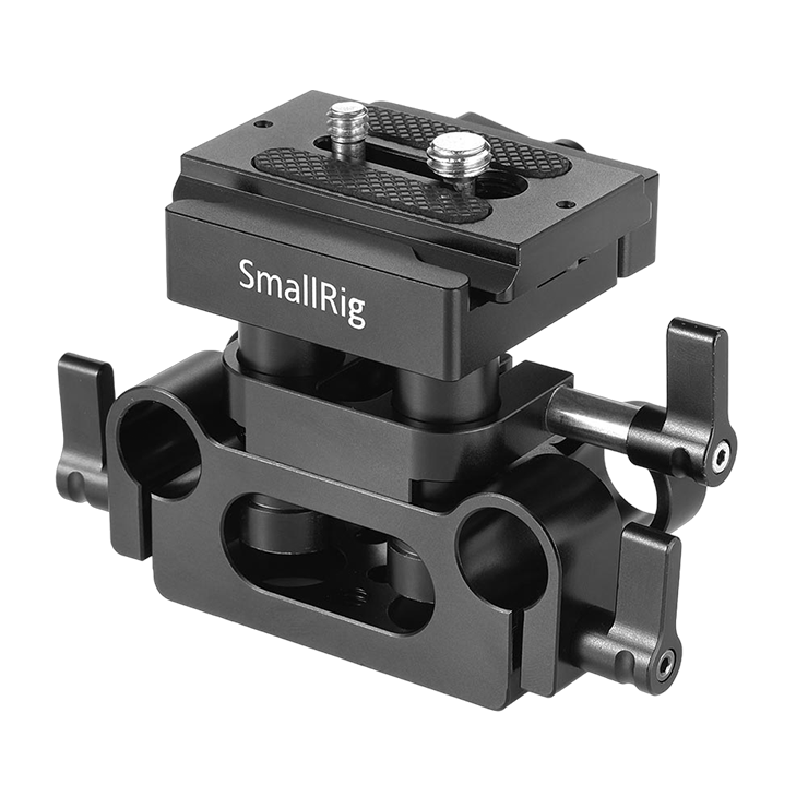 SmallRig Universal Baseplate with 15mm LWS Rod Support_2